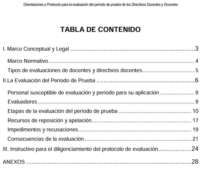 Resolución 1907 de 2012: evaluación del periodo de prueba para docentes ...